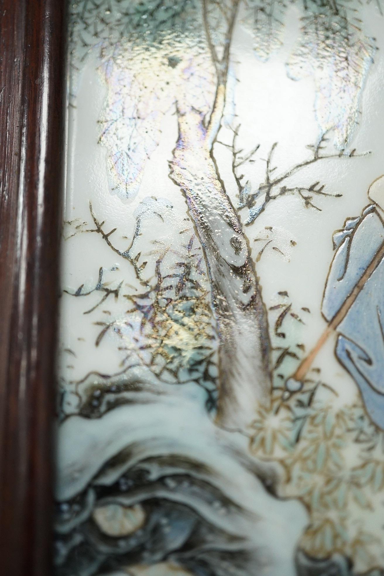 A Chinese famille rose ‘Li Tieguai’ plaque, Republic period